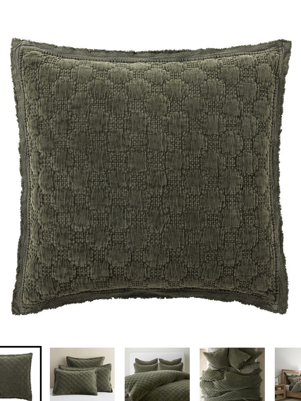 Pottery Barn euro sham